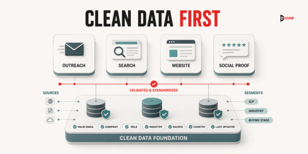 Clean data foundation supporting B2B campaign planning and segmentation