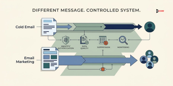 Choosing cold email or email marketing based on channel fit