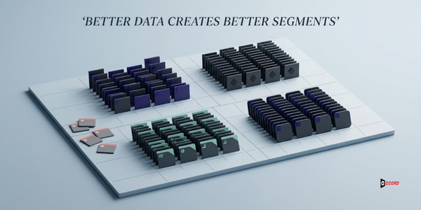 Grid showing enriched CRM data organized into distinct, better-matched campaign segments.