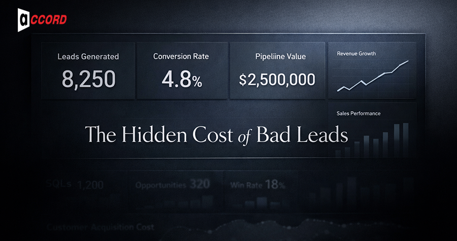 The Hidden Cost of Bad Leads in 2026: Why Volume Alone Is Killing B2B Growth