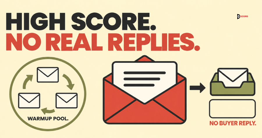 High Email Warmup Score but No Replies? What the Score Misses and What to Track Instead