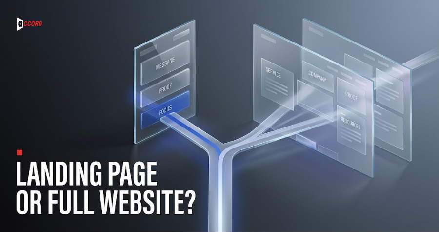 Landing Page or Full Website: What Your B2B Lead Generation Campaign Needs First