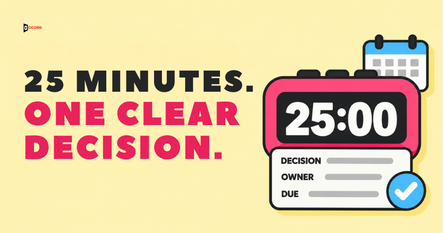 Weekly Marketing and Sales Meeting Agenda: A 25-Minute Template for B2B Teams