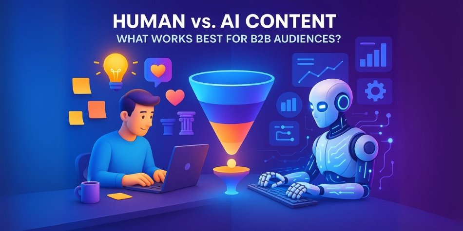 Human vs. AI Content: What Works Best for B2B Audiences?